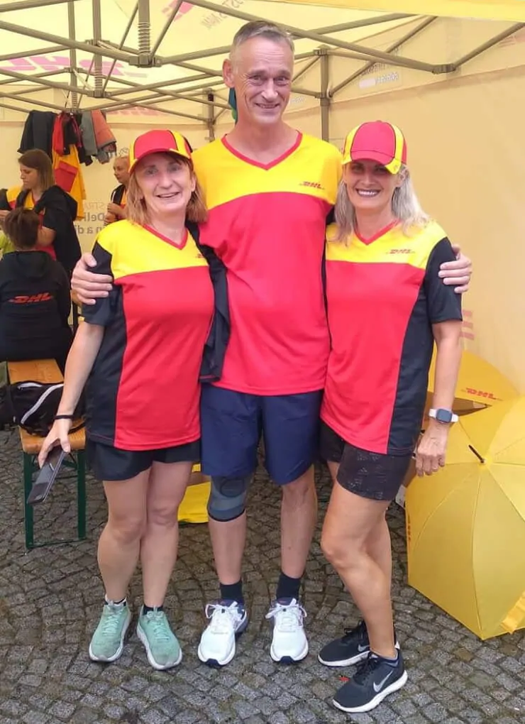 DHL akce s deštníkem